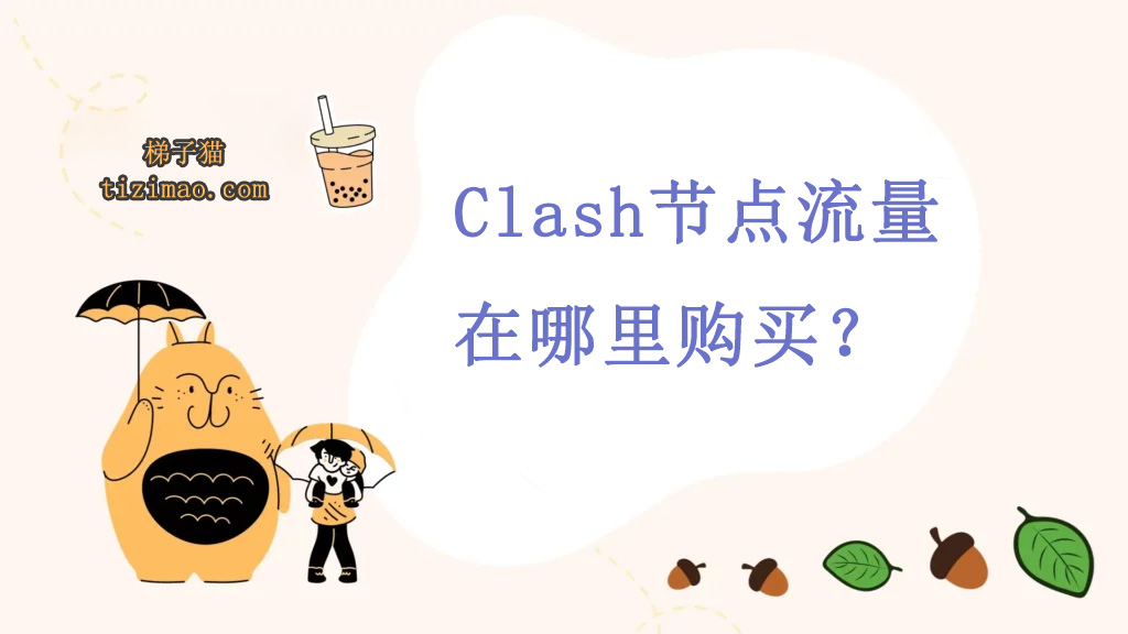 Clash节点流量在哪里购买？